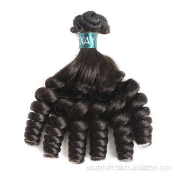 Free Sample brazilian human Funmi Pixie Curly Hair Bundle Virgin Cuticle Aligned Human Hair Bundle Wholesale Funmi Hair